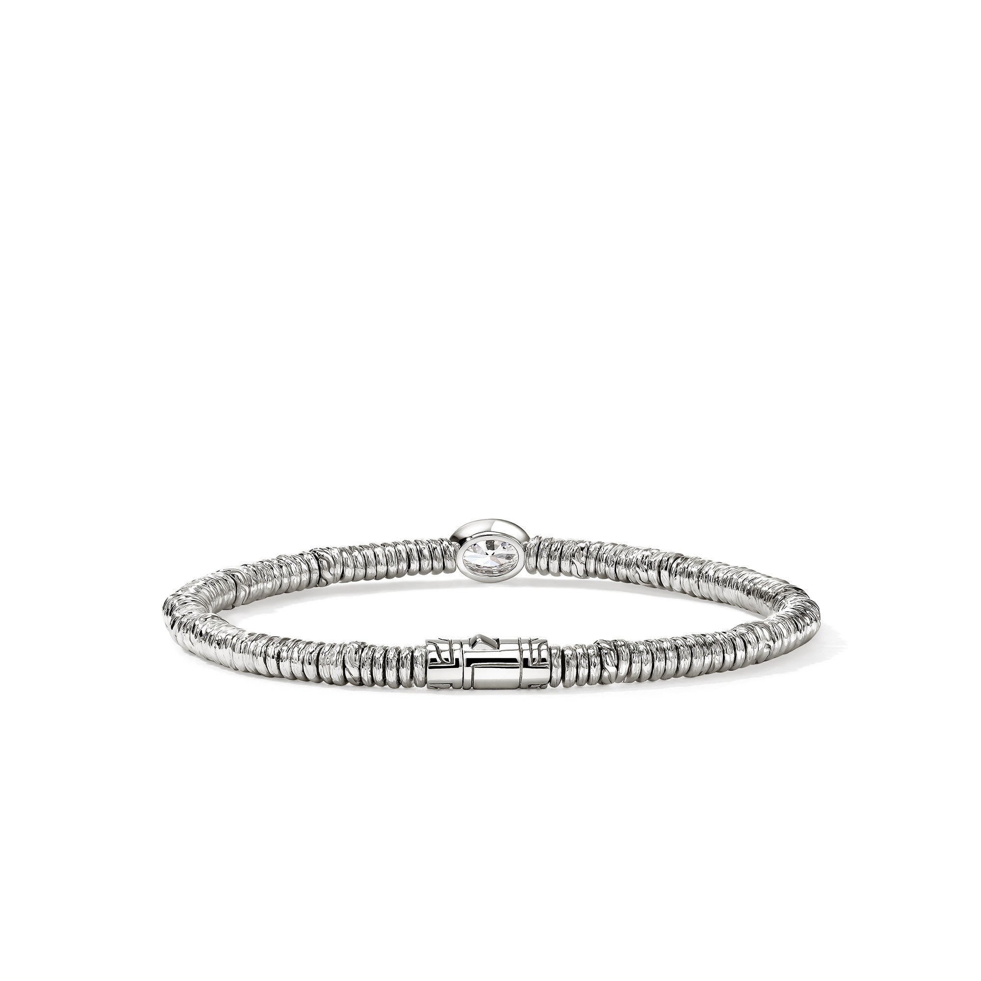 Back view of the John Hardy Lovestruck Heishi bracelet