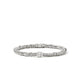 John Hardy Lovestruck sterling silver Heishi bracelet with lab grown diamond, front view