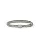 Sterling Silver and Diamond 6.5MM Icon Chain Bracelet