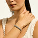 Sterling Silver and Diamond 6.5MM Icon Chain Bracelet