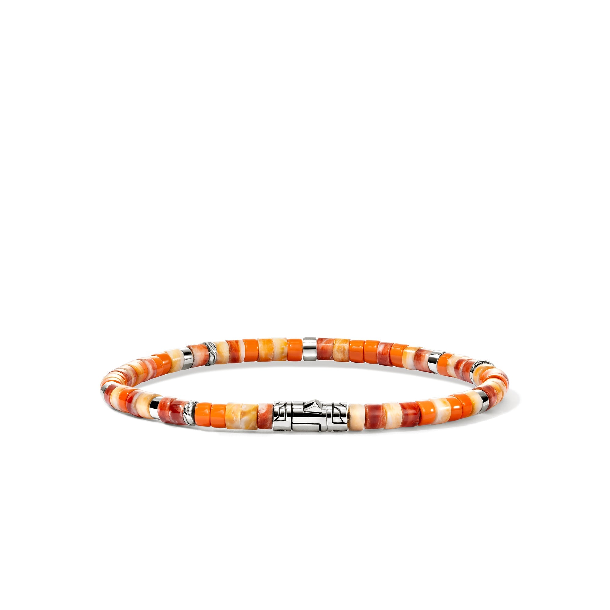 Back view of the John Hardy Heishi spiny oyster shell bracelet