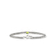 Back view of the John Hardy Heishi peridot rondel bracelet