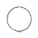 Overhead view of the John Hardy Heishi peridot rondel bracelet