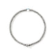 Overhead view of the John Hardy Heishi Swiss blue topaz rondel bracelet