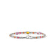 Back view of the John Hardy Heishi citrine and rhodolite bracelet