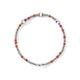 Overhead view of the John Hardy Heishi citrine and rhodolite bracelet