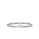 Back view of the John Hardy Heishi peridot bracelet
