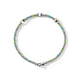 Overhead view of the John Hardy Heishi peridot bracelet