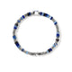 Overhead view of the John Hardy Heishi tanzanite bracelet