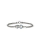 Sterling Silver and Blue Sapphire Naga Chain Bracelet