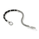 Black Onyx Heishi Chain Bracelet