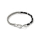 Black Onyx Heishi Chain Bracelet