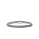 Sterling Silver and Treated Black Sapphire Icon Chain Bracelet