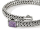 John Hardy Sterling Silver Icon Bracelet with Amethyst, 6.5mm