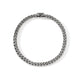 John Hardy Sterling Silver Icon Bracelet with Treated Black Sapphire, 6.5mm
