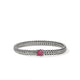 John Hardy Sterling Silver Icon Bracelet with Treated Ruby, 6.5mm