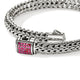 John Hardy Sterling Silver Icon Bracelet with Treated Ruby, 6.5mm