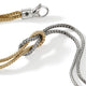 John Hardy Yellow Gold and Sterling Silver Love Knot Bracelet
