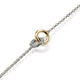 John Hardy Yellow Gold and Sterling Silver Interlinking Circle Bracelet
