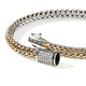 John Hardy Yellow Gold and Sterling Silver Reversible Icon Bracelet with Pave Diamonds, 5mm