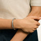 Sterling Silver Dot Flex Open Cuff