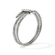 Sterling Silver and Diamond Spear Triple Flex Cuff Bracelet