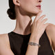 Sterling Silver and Diamond Spear Triple Flex Cuff Bracelet