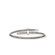 John Hardy Sterling Silver Spear Bypass Cuff Bracelet with Blue Sapphire, 4mm
