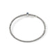 John Hardy Sterling Silver Spear Bypass Cuff Bracelet with Blue Sapphire, 4mm