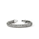 John Hardy Sterling Silver Spear Flex Cuff Bracelet with Blue Sapphire, 8.9mm