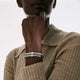 John Hardy Yellow Gold and Sterling Silver Spear Flex Cuff Bracelet with Pave Diamonds, Small