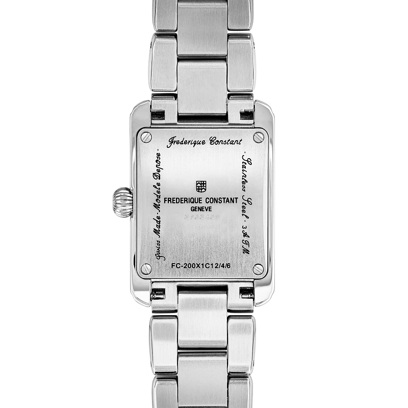 Frederique Constant Carree FC-200MC26B watch, detail shot