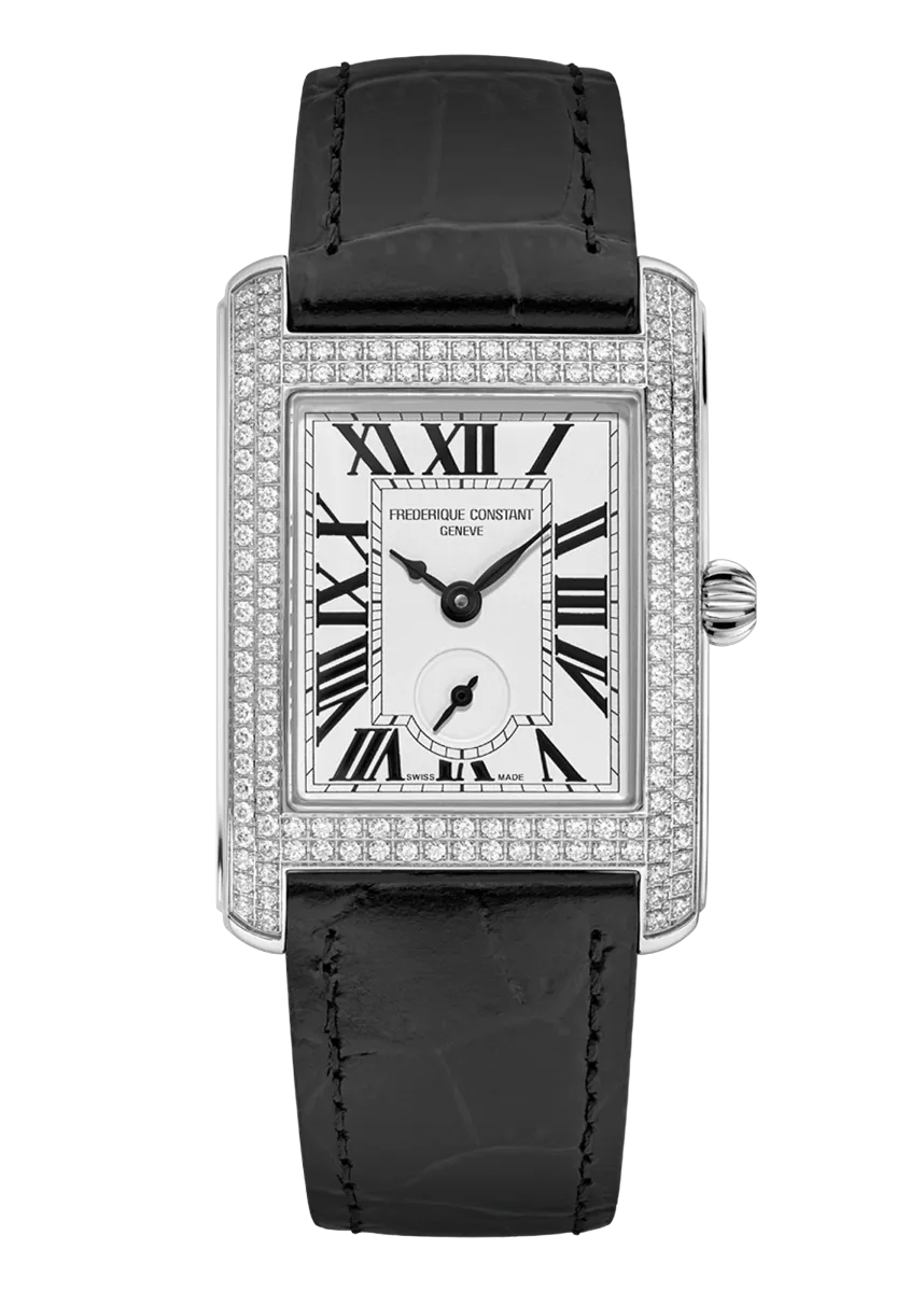 Ladies Classics Carrée Small Seconds Diamond Watch