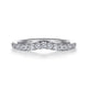 Curved Diamond Wedding Band