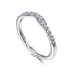 Curved Diamond Wedding Band