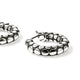 Sterling Silver 15MM Dot Hoop Earrings
