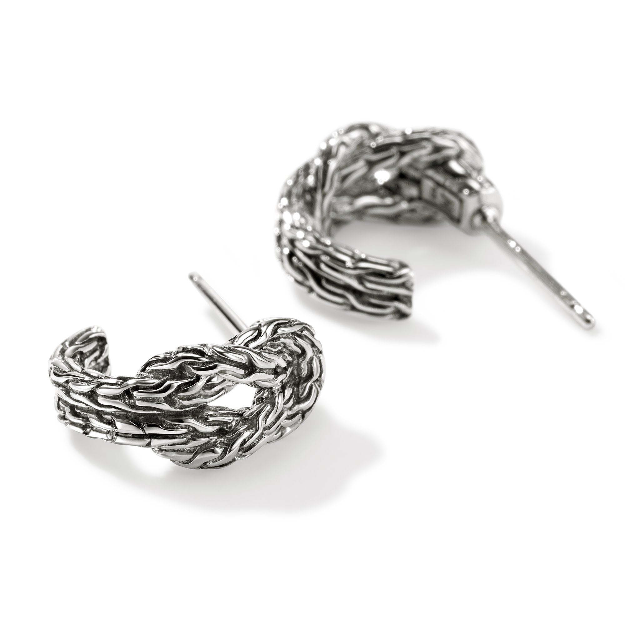 John Hardy Sterling Silver Love Knot Earrings