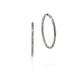 Sterling Silver 39MM Essential Hoop Earrings