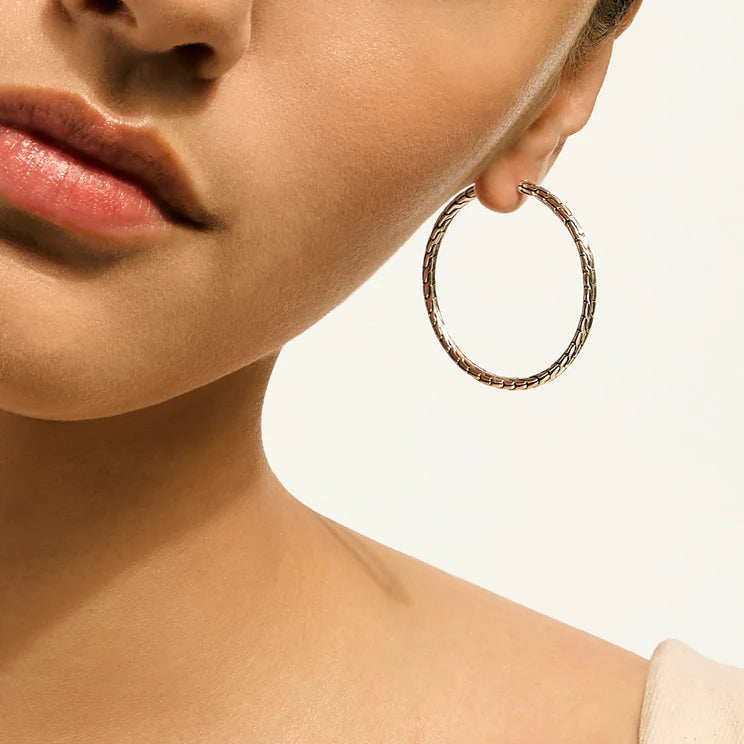 Sterling Silver 39MM Essential Hoop Earrings