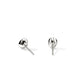 John Hardy Sterling Silver Lovestruck Bezel Stud Earrings with Lab Grown Oval Diamonds, 1.50 ctw