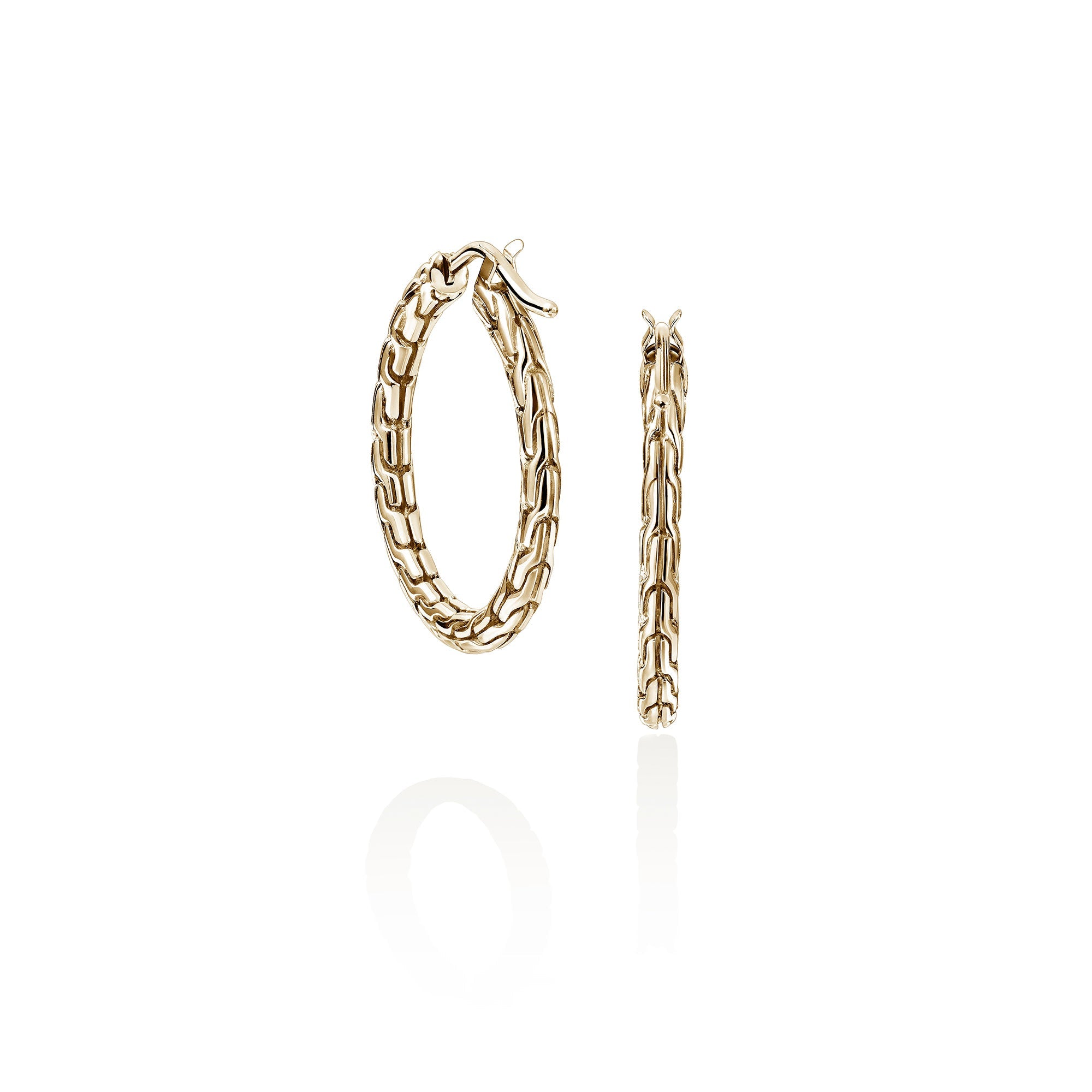 John Hardy 14K Yellow Gold Essential Hoop Earrings, 22mm