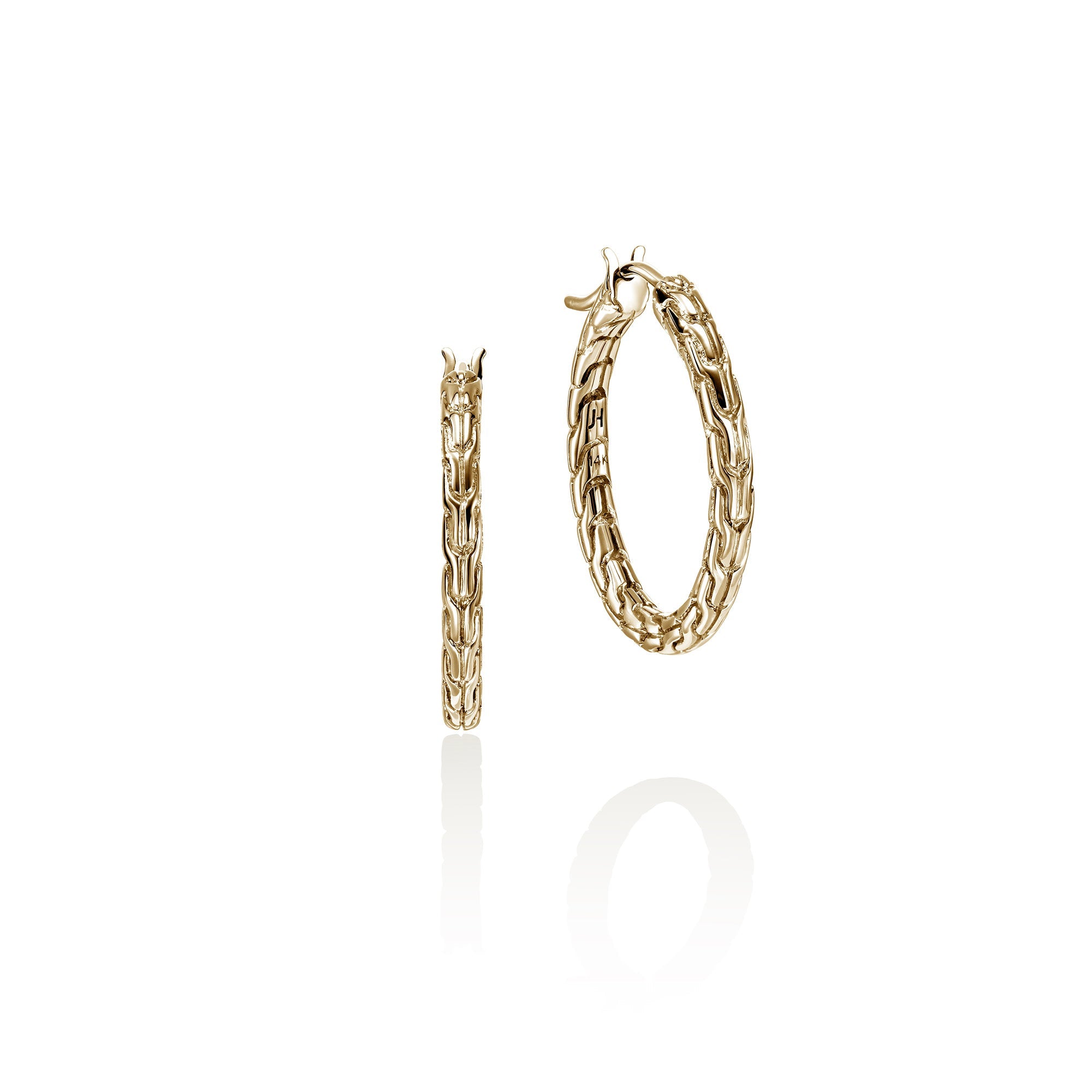 John Hardy 14K Yellow Gold Essential Hoop Earrings, 22mm
