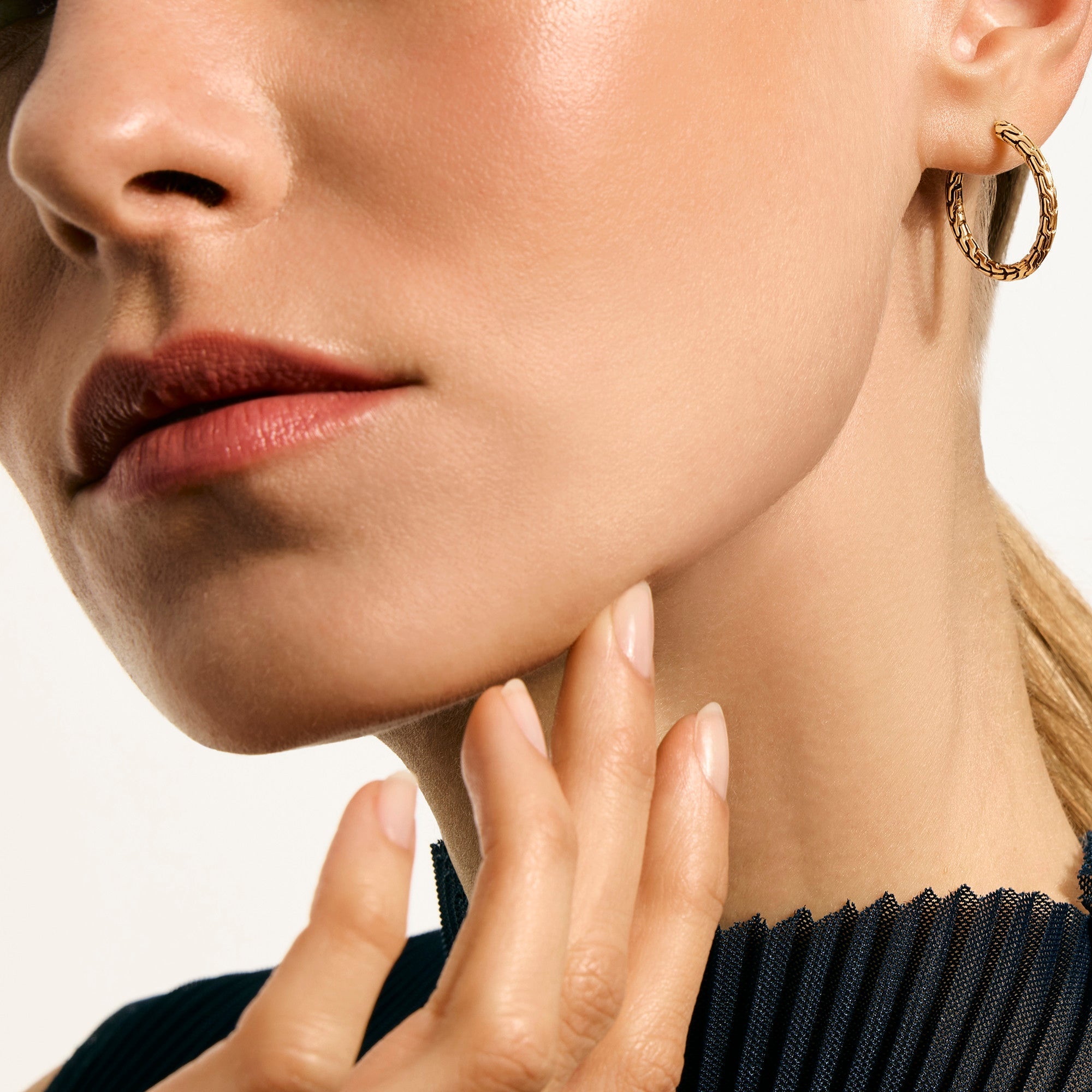 John Hardy 14K Yellow Gold Essential Hoop Earrings, 22mm