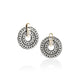 John Hardy Yellow Gold and Sterling Silver Icon Drop Earrings