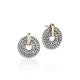 John Hardy Yellow Gold and Sterling Silver Icon Drop Earrings