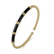 Bujukan Black Enamel Bracelet