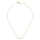 Enamel Diamond Bar Necklace