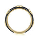 Black Enamel Ring