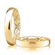 Yellow Gold Classic 6MM Quilted Interior Wedding Band