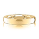 Yellow Gold Classic 6MM Quilted Interior Wedding Band